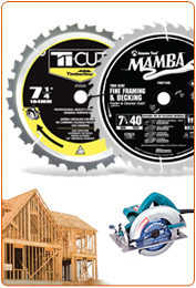 Contractor Blades for Portable Machines-Thin Kerf