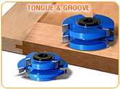 Carbide-Tipped Tongue Groove Shaper Cutter Sets