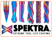 Spektra™️ Extreme Tool Life Coated Router Bits