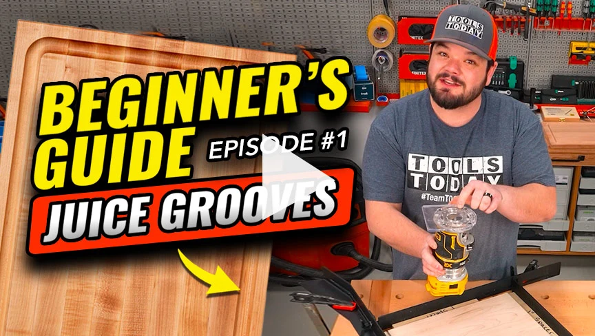 Beginner's Guide Episode 1: Cutting Juice Grooves with a Trim Router | 3 Easy DIY Methods