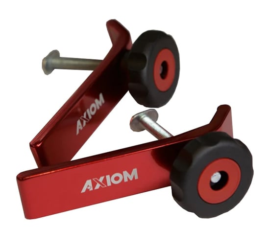 axiom top hold down clamps