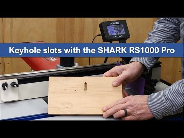 10 Keyhole App on the SHARK RS1000 Pro CNC router table