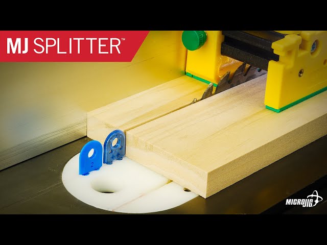 Preventing Kickback on a Table Saw with MJ SPLITTER SteelPro by MICROJIG