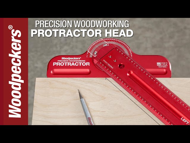 Precision Woodworking Protractor | Woodpeckers Woodworking Tools