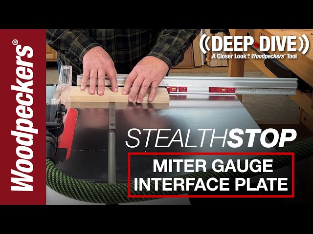 Build An Interface Plate For Your StealthStop Miter Gauge Fence | Deep Dive
