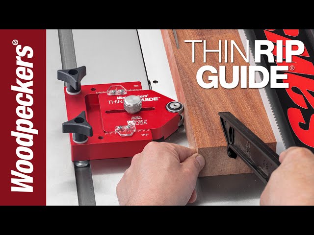 Fast, Safe, & Accurate Thin Ripping With ThinRip Guide | Woodpeckers Tools