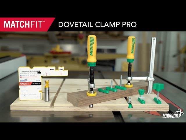 Introducing MATCHFIT Dovetail Clamp Pro by MICROJIG