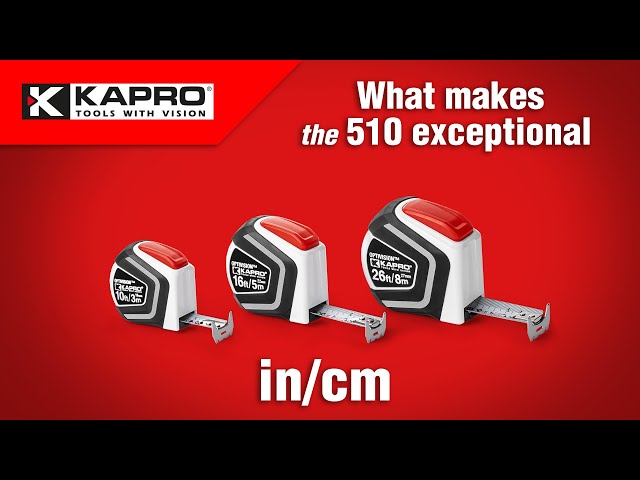 Kapro 510 Optivision Magnetic Measuring Tape IN/CM