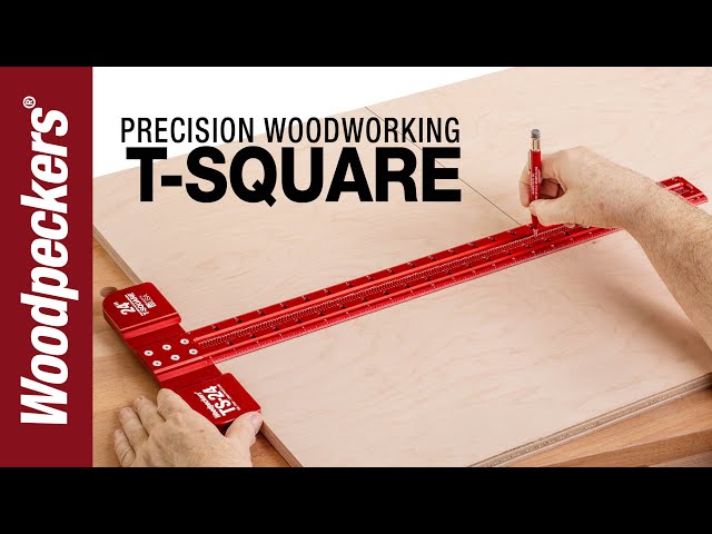 Woodworking T-Square 24-Inch Woodpeckers TS-24-20 Precision Tool