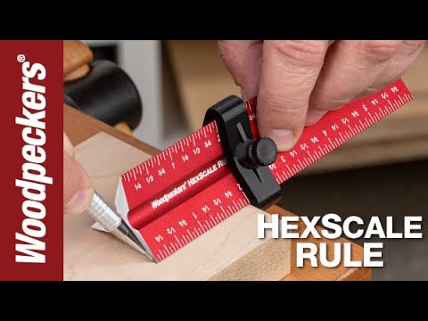 HexScale Rule | Woodpeckers Woodworking Tools
