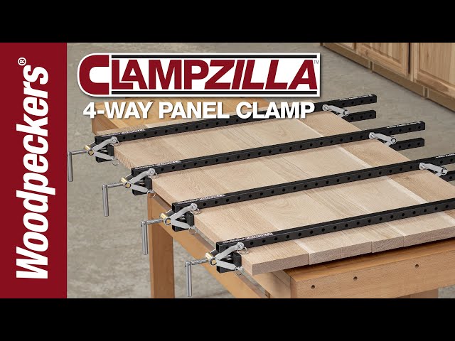 CLAMPZILLA 4-Way Panel Clamp | Woodpeckers Woodworking Tools