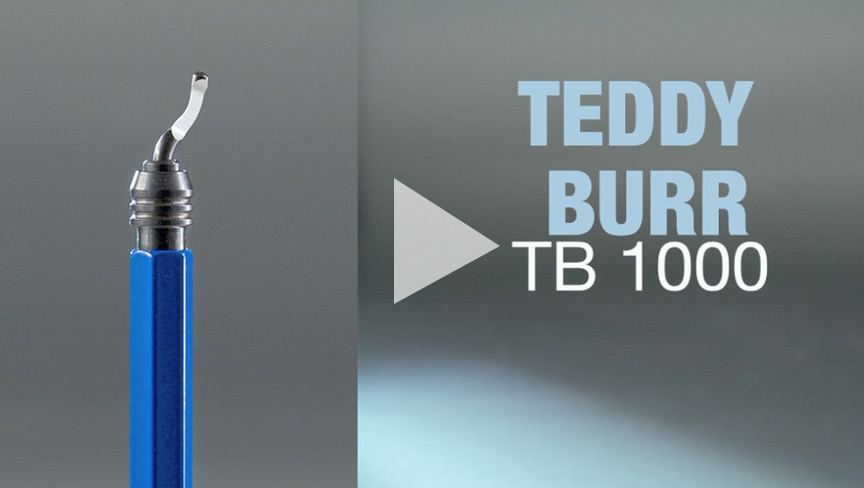  Noga TB1000 HSS 2-Piece Teddy-Burr Hand Deburring Tool Set
