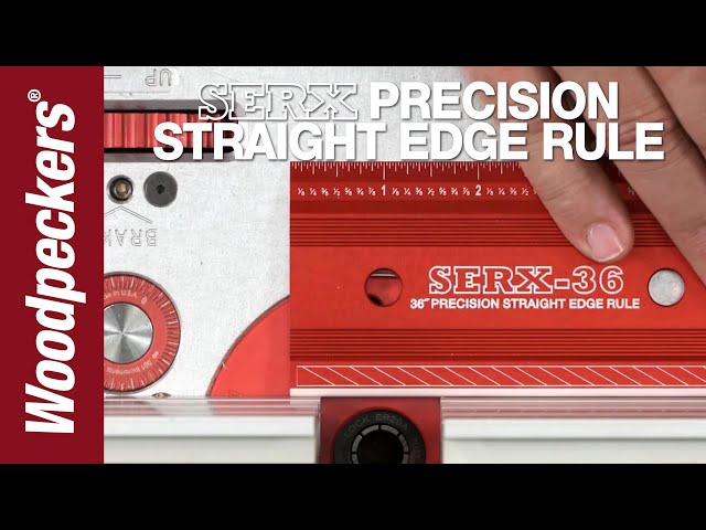 SERX Precision Straight Edge Rule | Woodpeckers Woodworking Tools