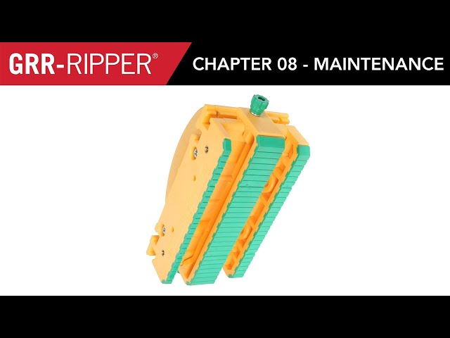 GRR-RIPPER 2018 Instructions | Chapter 08 - Care & Maintenance