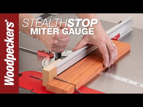 StealthStop Miter Gauge Fence | Woodpeckers Tools