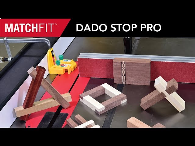 Getting Started with The MATCHFIT Dado Stop Pro! | Instructional Demo Video