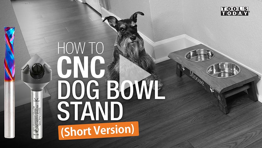 How To CNC: Dog Bowl Stand (Short Version) | ToolsToday