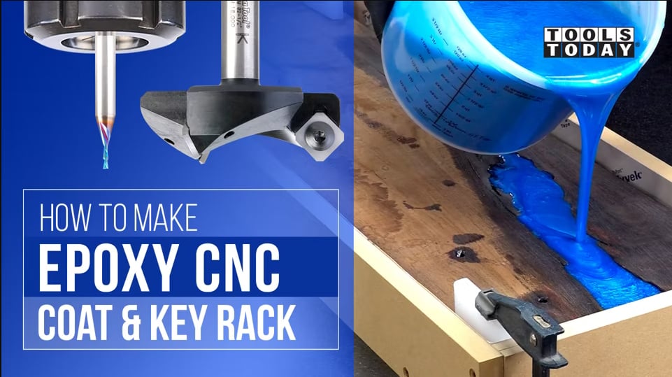 How to Make: CNC Epoxy Coat Rack | ToolsToday