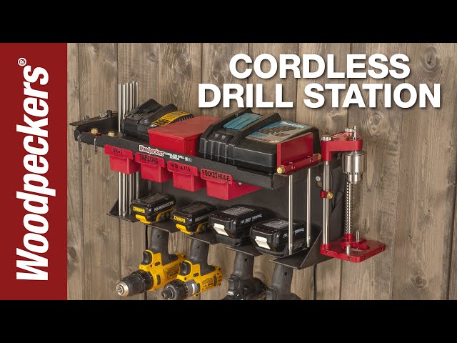 The Ultimate Workshop Cordless Drill Station | Woodpeckers Tools