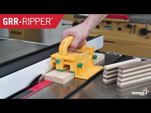 Save Your Fingers From The Table Saw and Get a GRR-RIPPER. What Are You Waiting For?