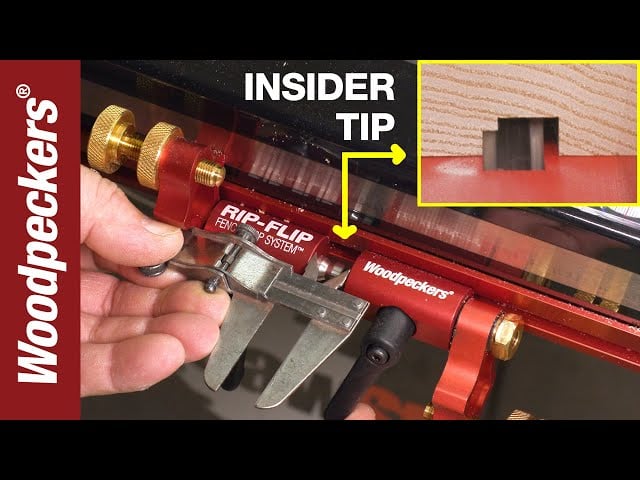 Pro Tip For Perfect Fitting Dados on RIP-FLIP | Deep Dive | Woodpeckers Tools