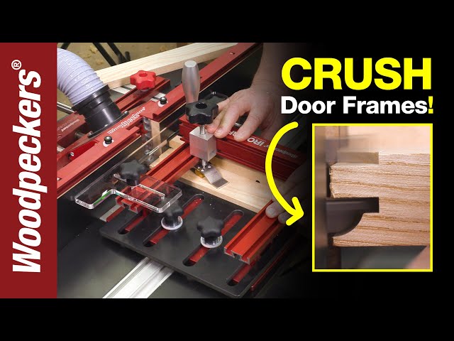 CRUSH Door Frame Projects On Router Table With IRON GRIP Coping Sled | Deep Dive | Woodpeckers Tools