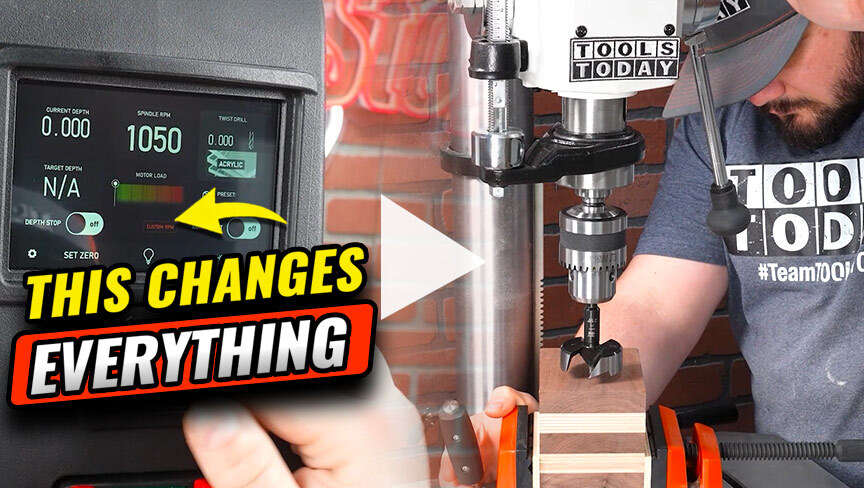 This Drill Press Changed How I Work - JET Smart Drill Press | ToolsToday
