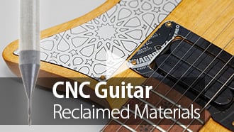 CNC Upcycling Project: Making a Guitar from Reclaimed Materials with Amana Tool Spektra Coated Router Bits Video