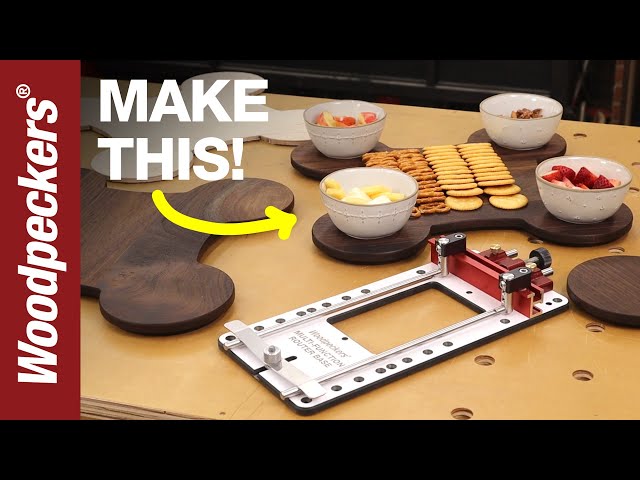 Make A Charcuterie Board Template With The Multi-Function Router Base | Woodpeckers Tools