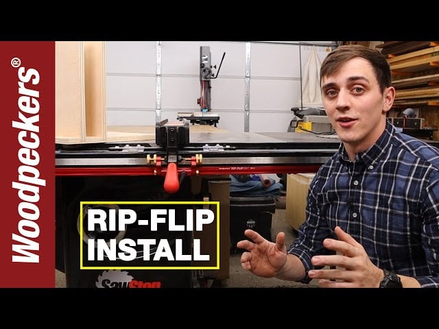 RIP-FLIP Setup for Repeatable Table Saw Cuts | Woodpeckers Tools