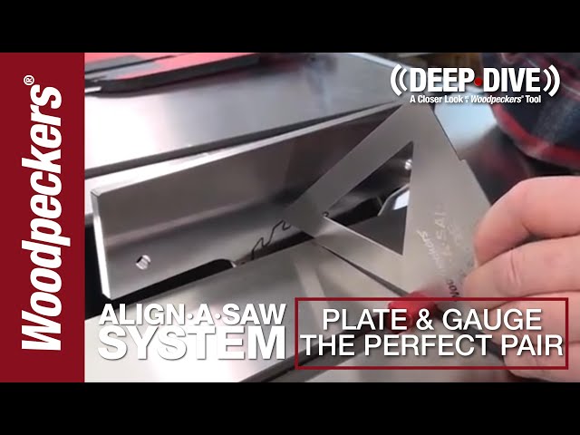 Make Table Saw Adjustments Easier With Align-A-Saw | Deep Dive | Woodpeckers Woodworking Tools