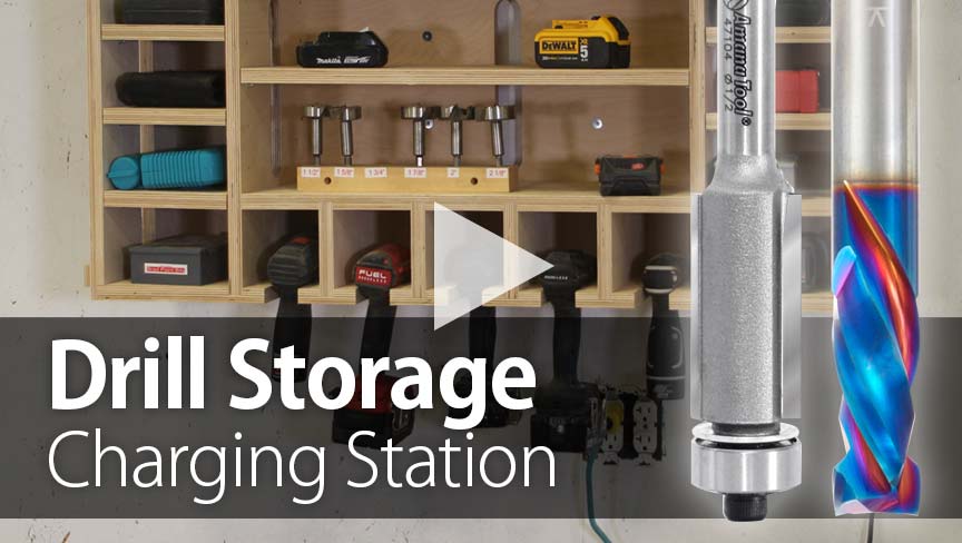 CNC Project: Building a Drill Storage Charging Station